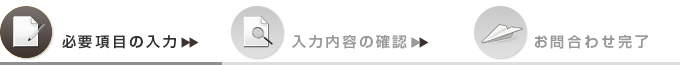 必要項目の入力